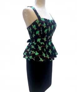 Varga Pretty In Peplum Ballerina Top