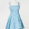Varga Merry Marilyn Dress - Sky Blue
