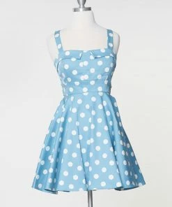 Varga Merry Marilyn Dress - Sky Blue
