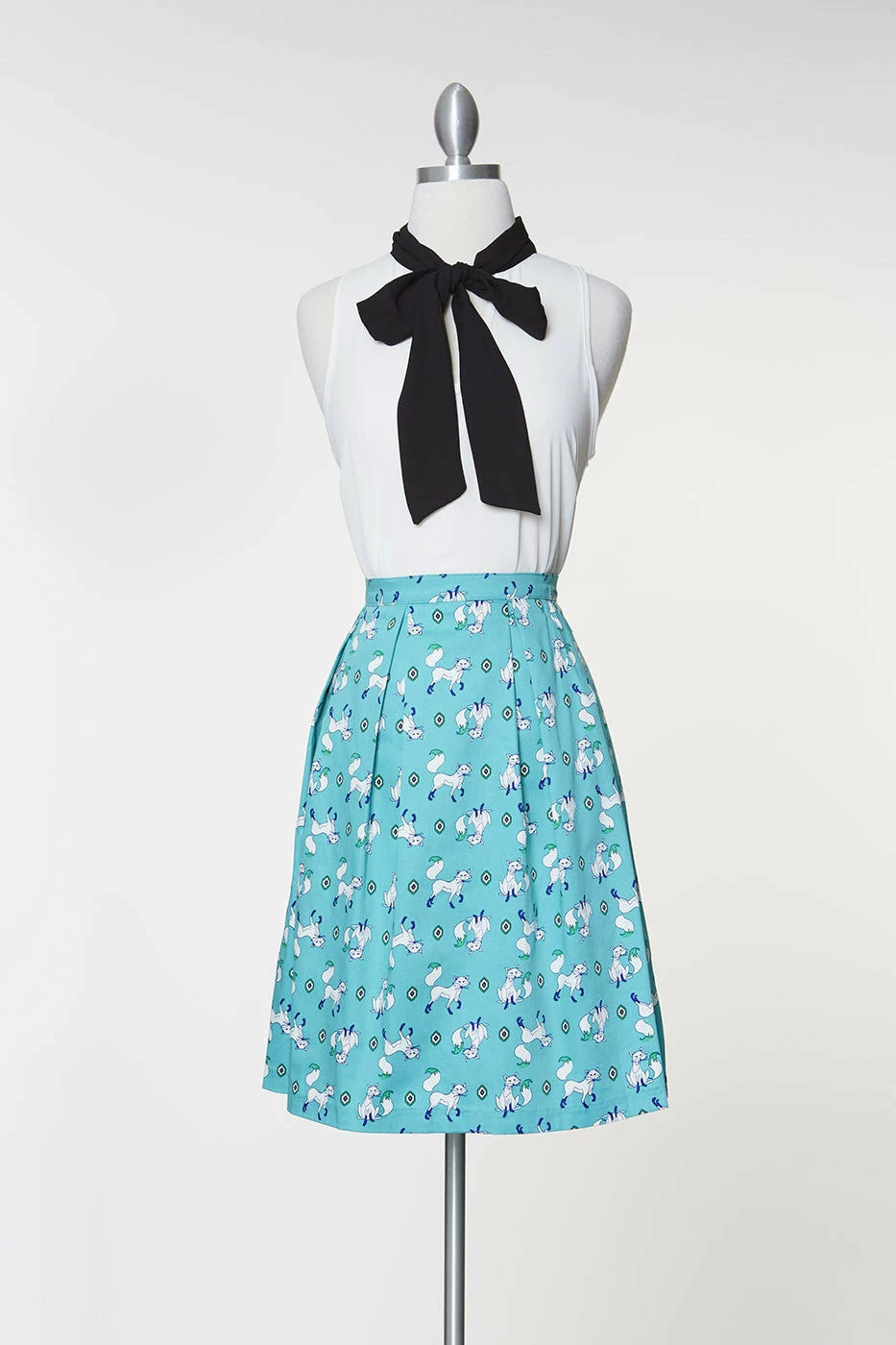 Varga Mini Skirts & Mid Length Skirt Fashion Frenzy Midi Skirt - Aqua 3 Varga Mini Skirts & Mid Length Skirt Fashion Frenzy Midi Skirt - Aqua