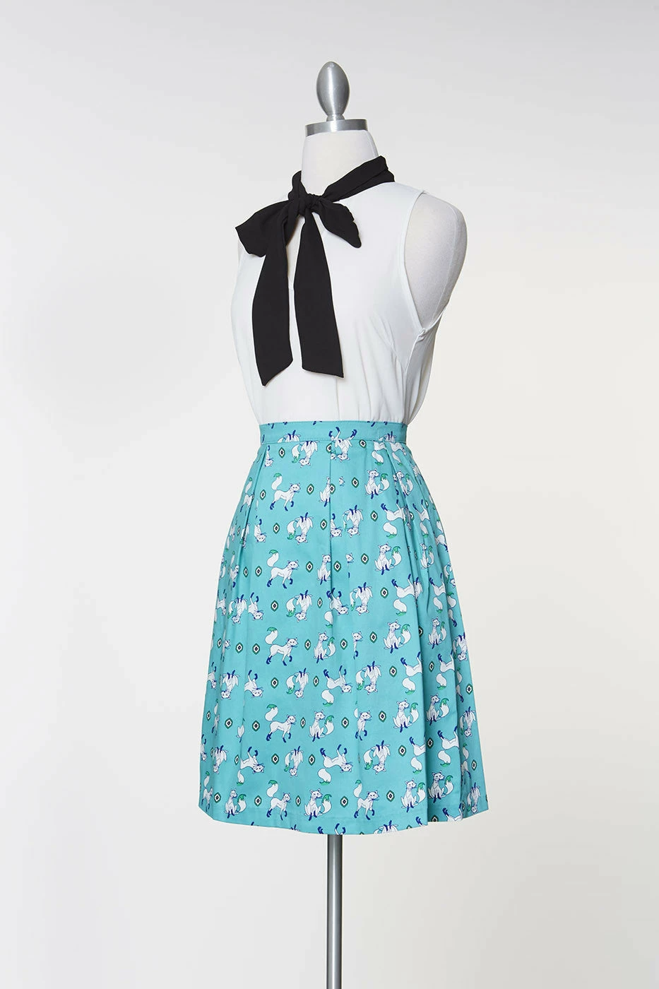 Varga Mini Skirts & Mid Length Skirt Fashion Frenzy Midi Skirt - Aqua 4 Varga Mini Skirts & Mid Length Skirt Fashion Frenzy Midi Skirt - Aqua