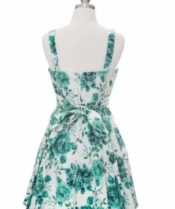 Varga Endless Floral Marilyn Dress - Jade