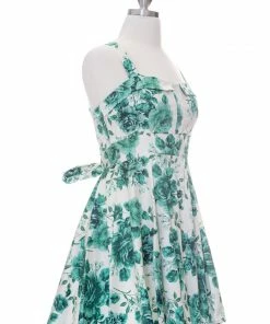 Varga Endless Floral Marilyn Dress - Jade