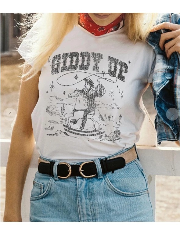 XYNC Graphic Tank & Tee Shirts Giddy Up T Shirt 3 XYNC Graphic Tank & Tee Shirts Giddy Up T Shirt