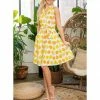 LA SOUL Pucker Up Lemon Dress Printed Dresses