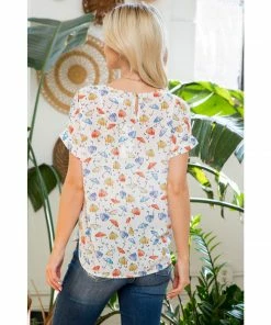 LA SOUL Short Sleeve Top Umbrella Top