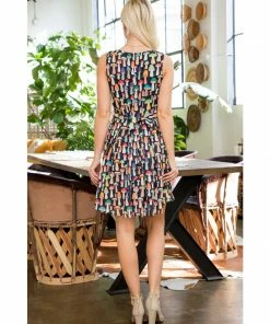 LA SOUL Printed Dresses Alice In Wonderland Mushroom Dress