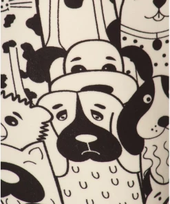 LOVE IT Leggings Legging Pup Print Ivory