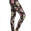 LOVE IT Leggings Skull Black