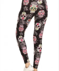 LOVE IT Leggings Skull Black