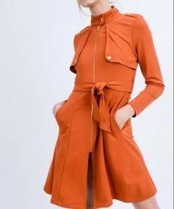 Love Tree Jackets From Dusk Till Dawn Duster Rust