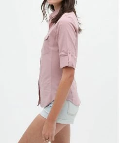 2Sable Long Sleeve Top Pintuck Top