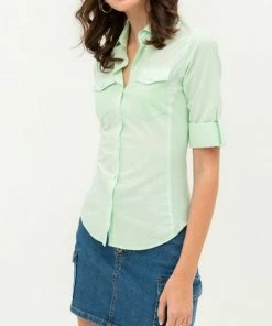 2Sable Long Sleeve Top Pintuck Top