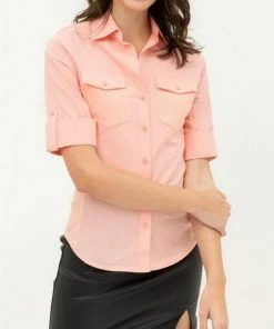 2Sable Pintuck Top Long Sleeve Top