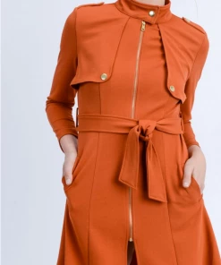 Love Tree Jackets From Dusk Till Dawn Duster Rust