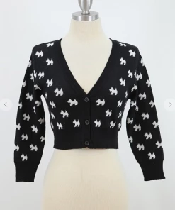 MAK-1 I Woof You Cropped Sweaters & Cardigans