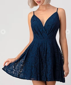 Maniju Party & Cocktail Dresses Mackenzie Lace Party Dress Red