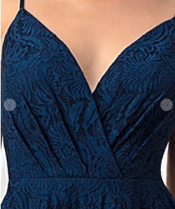 Maniju Mackenzie Lace Party Dress Navy Party & Cocktail Dresses