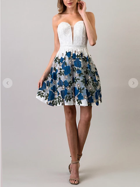 Maniju Forever Floral Rose Dress Red 6 Maniju Forever Floral Rose Dress Red