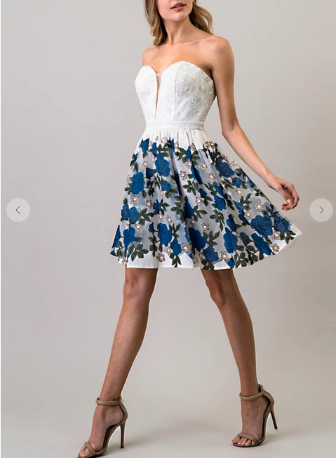 Maniju Forever Floral Rose Dress Red 7 Maniju Forever Floral Rose Dress Red