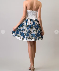 Maniju Party & Cocktail Dresses Forever Floral Rose Dress Navy 13 Maniju Party & Cocktail Dresses Forever Floral Rose Dress Navy