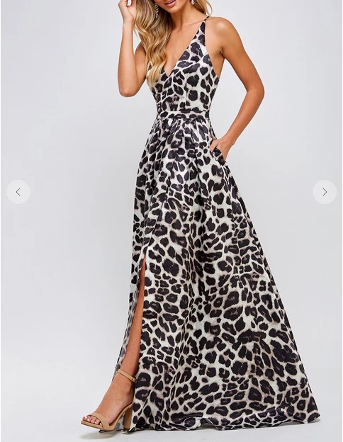 Maniju So Fierce Leopard Maxi Dress Tan Maxi Dresses & Jumpsuits 7 Maniju So Fierce Leopard Maxi Dress Tan Maxi Dresses & Jumpsuits