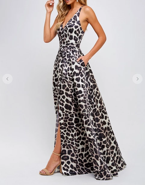 Maniju So Fierce Leopard Maxi Dress Tan Maxi Dresses & Jumpsuits 9 Maniju So Fierce Leopard Maxi Dress Tan Maxi Dresses & Jumpsuits