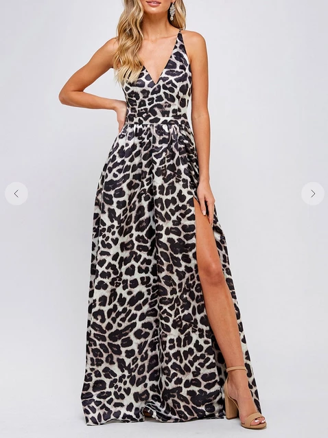 Maniju So Fierce Leopard Maxi Dress Tan Maxi Dresses & Jumpsuits 12 Maniju So Fierce Leopard Maxi Dress Tan Maxi Dresses & Jumpsuits