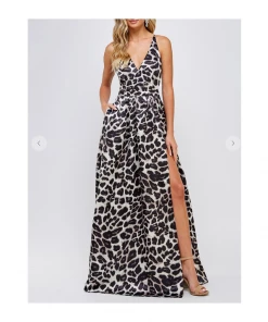 Maniju So Fierce Leopard Maxi Dress Tan Maxi Dresses & Jumpsuits 16 Maniju So Fierce Leopard Maxi Dress Tan Maxi Dresses & Jumpsuits