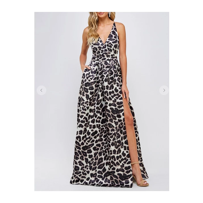 Maniju So Fierce Leopard Maxi Dress Tan Maxi Dresses & Jumpsuits 6 Maniju So Fierce Leopard Maxi Dress Tan Maxi Dresses & Jumpsuits