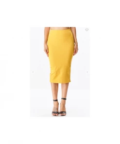 TOP TEN Joan Skirt - Yellow