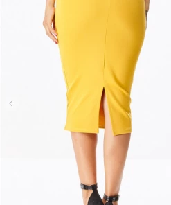 TOP TEN Joan Skirt - Yellow