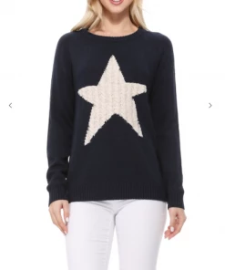 MAK-1 A StarIs Born Sweater Navy