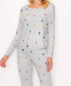 ENTI CLOTHING Stars Are Forever Top White