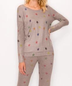 ENTI CLOTHING Stars Are Forever Top White