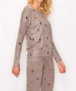 ENTI CLOTHING Knit Tops Stars Are Forever Top Ivory