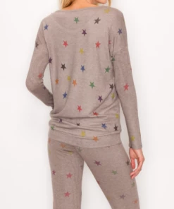 ENTI CLOTHING Knit Tops Stars Are Forever Top Grey