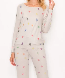 ENTI CLOTHING Stars Are Forever Top Rosy Brown