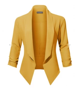2Sable Betsy Blazer - Yellow Blazers