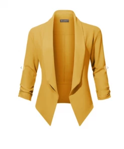 2Sable Betsy Blazer - Gold Blazers