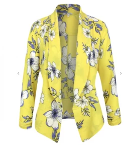 MICHEL Betsy Blazer - Floral Blue Blazers