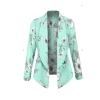 MICHEL Blazers Betsy Blazer - Floral Aqua Marine