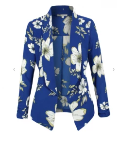 MICHEL Betsy Blazer - Floral Yellow Blazers