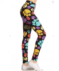 LOVE IT Leggings Legging Paw Print