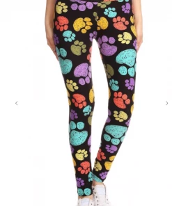 LOVE IT Leggings Legging Paw Print