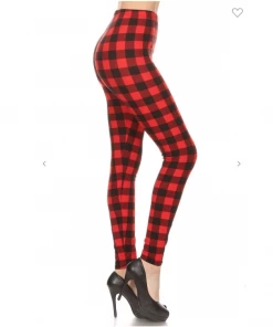 LOVE IT Legging Checker Print