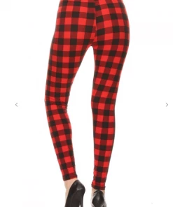 LOVE IT Legging Checker Print