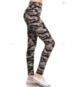 LOVE IT Legging Camo Print Grey Leggings