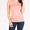 ROSIO On Sale V Neck Tee Shirt