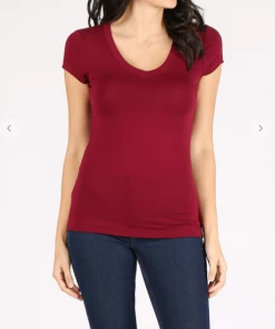 ROSIO V Neck Tee Shirt On Sale